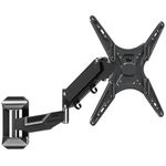 Gas Spring Wall Mount for Monitor & LED TV, 360 Degree Swivel & Tilt View (40 to 65 Inches | 5-30 kgs | VESA 400X400 mm)