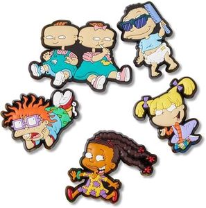 Crocs Jibbitz NBA Basketball Shoe Charms, Rugrats, 5 Pack