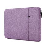 ProElife 13-Inch Laptop Sleeve Case for 2024-2022 MacBook Air 13.6 inch with Apple M3 M2 Chip & MacBook Pro 13.3 inch M2 Chip Accessory Traveling Carrying Canvas Bag Cover Simple Case (Purple)