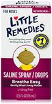 Little Remedies Saline Spray and Drops | Safe for Newborns | 0.5 Fl Oz (Pack of 1)