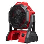 Milwaukee M18 JOBSITE Fan, 0 W, Black|red and Black|red