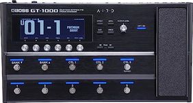 BOSS Gt-1000 Guitar Effects Processor, Uncompromising Sound Quality, Ad/Da,Floating-Point Processing, And 96 Khz Sampling Rate Throughout,Black,32-Bit