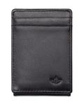 Dockers Men's RFID Slim Minimalist Front Pocket Wallet, Sleek Black, One Size, Front Pocket Wallet