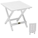 DJL Wood Folding Patio Side Table f