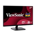ViewSonic VA2756-4K-MHD 27 Inch IPS 4K Monitor with Ultra-Thin Bezels, HDMI and DisplayPort Inputs for Home and Office
