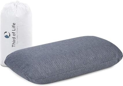 Third of Life VOLAR Quickdry Cuscino da Viaggio in Memory Foam | Supporto cervicale Ortopedico con Federa Termica ad Asciugatura Rapida | Piccolo e Compatto per Viaggiare I 40x25x10 cm