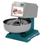 MICROACTIVE® Heavy Duty Stainless Steel Electric Dough Kneader/Mixer Machine | Weat/Besan/Maida Dough Maker With Stainless Steel Bowl & Beater For Hotel, Restaurant, Bakery, Uses. (10kg | 1.5HP)