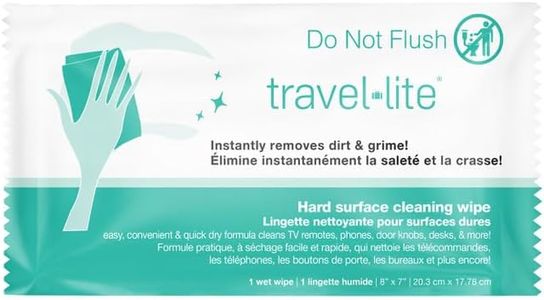 LA Fresh Wipe Away Hard Surface Cleaning Wipes 1200 Individually Wrapped 7x6" Wipes Use On Doorknobs, Table Tops, Phones, Desk