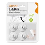 AIEVE Stand Mixer Attachment Holders, 4 Pack Storage Organizer Compatible with Kitchenaid Attachments Kitchenaid Mixer Attachments for Storing Flex Edge Beater, Flat Beater, Dough Hooks and Wire Whip