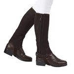 Dublin Unisex Easy Care Half Chaps II Brown L