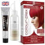 Hollywood Red Hair Dye Permanent with Anti-Breakage Plex Hair Care, Vegan Hair Dye & Cruelty-Free, PPD Free Hair Dye, 100% Grey Coverage, bright red Hair Colour, for All Hair Types By Smart Beauty