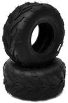 Garvee 145/70-6 ATV & Go Kart Mini Bike Tires, 145 70-6 Street Mini Bike Tires 6PR Tubeless Set of 2