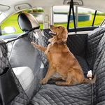 KOZI PET Water Proof Technology Tafta Fabric Black Color Car Seat Cover for Dog/Cat (for Sedan and SUV Cars) Black