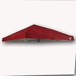 Quest Canopy Top Q64 10' x 10' Slant Leg Instant Up Canopy Gazebo Replacement Tent Parts (Red)