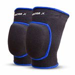 Vector X Volleyball Thick Sponge Anti-Slip Knee Pads for Women,Men Knee Brace for Basketball Volleyball Football Dance Yoga Tennis Running Cycling Workout Climbing