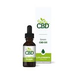 Simply CBD Oil Green Drops - 2.5% Strength - Natural Flavour - 30ml