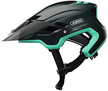 ABUS MonTrailer Casque Mountain Bike - Casque de Vélo robuste pour Vélo Tout-Terrain - Unisexe - Vert, Taille M