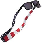 Gunjovi Neoprene Sunglass Strap-Floating Glasses Strap Eyewear Retainer For Men Women And Kids (American Flag)