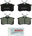 Bosch BC340 QuietCast Premium Ceramic Disc Brake Pad Set For: Audi A3, A4, A6, A8, Allroad, Quattro, RS6, S4, S6, S8, TT; Volkswagen Beetle, Golf, Jetta, Passat, Quantum, Scirocco, Vento, Rear