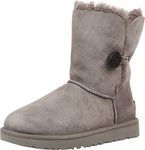 UGG Women's Bailey Button Ii Classic Boot, Grey, 8 UK