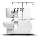 SINGER | S0100 White Overlock Serger with 2/3/4 Thread Capacity and 1300 SPM