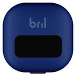 Bril UV-C Toothbrush Sanitizer Portable Sterilizer Cover Holder and Case for Any Size Toothbrush - Navy Blue