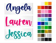 Personalized Name Decal for Yeti Cup, Tumbler, Water Bottle, Laptop, car Window or Other Hard and Smooth Surface Your Choice of Color & Style | Decals by ADavis