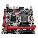 Computer Motherboard, B75 MS LGA 1155 ITX Gaming Motherboard for Celeron, Core I3 I5, DDR3 16GB, NVME M.2, WiFi M.2, SATA3.0, HDMI, VGA, PCI E 16X, USB3.0, USB2.0