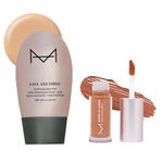 House Of Makeup Skin Tint with FREE Mini Liquid Lipstick | Tinted Moisturizer |Face Skin Tint Foundation with Hyaluronic Acid, Niacinamide | BB Cream | All Skin Type | Glowy, Dewy Makeup for Women | CC Cream For Oily Skin | SPF 25 | 35 ml (M10-Medium Tone)