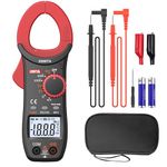 BINTA Digital Clamp Meter, 2000 Counts Multimeter with NCV Amp Auto-ranging Handheld Voltage Tester Tools Ohm Volt Measures AC Current AC/DC Voltage,Temperature Capacitance Resistance Diodes