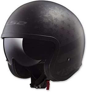 LS2 Helmets Motorcycle & Powersports Helmet's Spitfire (Black Flag, Large)