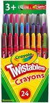 Crayola 24 Mini Twistables Crayons, 24 Bright and Classic Colours, Twist for Fun, Great for little hands, Durable and Protected Core, Creative and Safe Nontoxic Colouring and Drawing Tools for Kids!