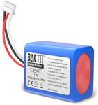 BAKTH Real Capacity 2200mAh 7.2V NiMH Replacement Battery for iRobot Braava 380, 380T, 390T, Mint 5200, 5200B, 5200C Vacuum Cleaner