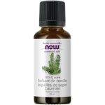 NOW Essential Oils, Balsam Fir Needle Oil, Woodsy Aromatherapy Scent, Steam Distilled, 100% Pure, Vegan, Child Resistant Cap, 30mL