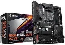 GIGABYTE B550 AORUS ELITE AX V2 (AMD Ryzen 5000/B550/ATX/True 12+2 Phases Digital VRM/PCIe4.0/DDR4/USB3.2 Gen 1/Realtek ALC1200/Intel WiFi 6/2xM.2 Thermal Guard/2.5 GbE LAN/HDMI/DP/Gaming Motherboard)