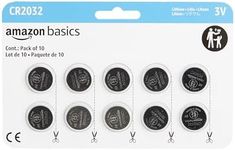 Amazon Basics 10-Pack CR2032 Lithiu