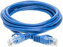 Cables Direct Online Pack of 3 Snagless Cat5e Ethernet Network Patch Cable Blue 15 Feet