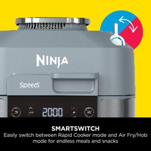 Ninja Speedi 10-in-1 Rapid Cooker & Air Fryer, 5.7L – Sea Salt Grey