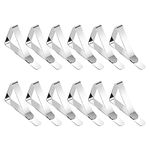 lmytdo Table Cloth Clip, Tablecloth Clips for Outside Table Table Cover Clamps 12 Pack Stainless Steel Tablecloth Holders for Outdoor Indoor Kitchen Restaurant Picnics Party Wedding BBQ