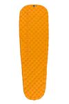 Sea to Summit - UltraLight Insulated Air Sleeping Mat Large - Thermolite Air Mat - Tiny Pack Size - Pillow Lock System - 2.5 Season - Stuff Sack - For Ultralight Backpacking - Orange - 595g