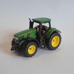 siku 1064, John Deer 6250R Tractor, Metal/Plastic, Green, Incl. Trailer Hitch, Wheels with Rubberised Tyres