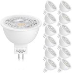 Mlambert 12 Pack MR16 LED Bulbs 50W