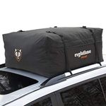 Rightline Gear Range 2 Weatherproof Rooftop Cargo Carrier for Top of Vehicle, Attaches with or Without Roof Rack, 15 Cubic Feet, Black