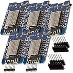 AZDelivery D1 Mini NodeMcu WiFi Board ESP8266-12F CH340G WLAN ESP8266 Micro USB Lua Module 3.3V 500mA compatible with Arduino Including E-Book!