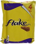 Cadbury Flake Chocolate Bars, Pack of 4 Bars, 102g