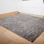 Silvery Grey Dominica Quality Deep Pile Shaggy Rug - 120cm x 170cm by 247Floors ,SGY-CAL-SLV-120170/B01MTMA7A8