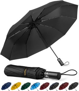 TechRise Compact Windproof Umbrella – Lightweight Travel Design