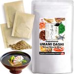 Dashi - Umami Powder Soup Stock - Japanese Food, Bonito Flakes, Kelp, Mushroom, 8g×30pacs【YAMASAN】