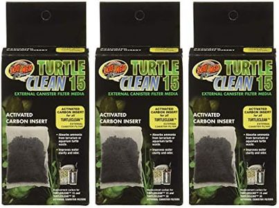 (3 Pack) Zoo Med Turtle Clean 15 Activated Carbon Inserts