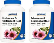 Nutricost Echinacea & Goldenseal Root, 500mg - Vegetable Caps, Non GMO, Gluten Free